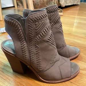 Vince Camuto Open Toe Bootie
